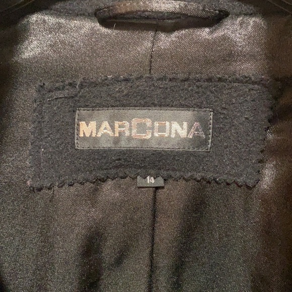 Black wool coat - Picture 5 of 7